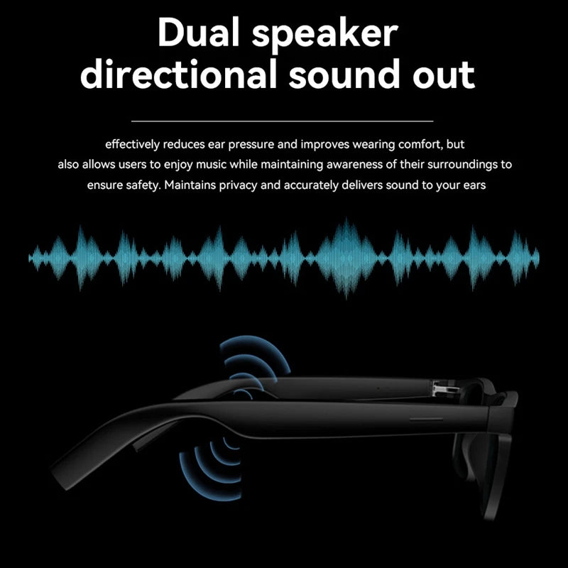 AI Smart Glasses with 4K Camera & Real-Time Translation