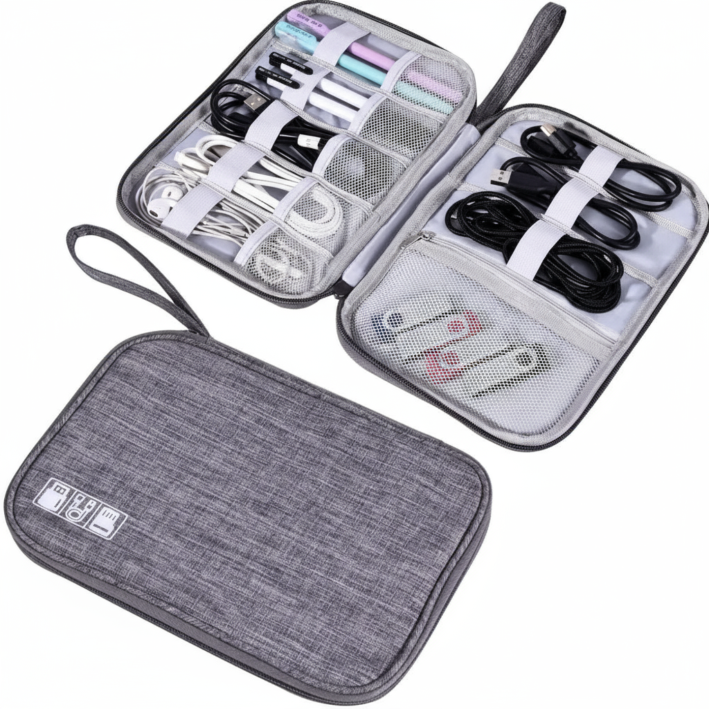 Electronics Organizer Bag - In Use